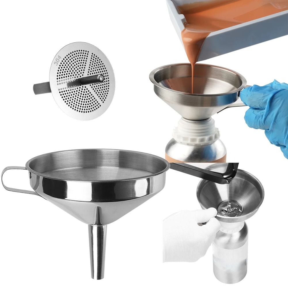 Kitchen Gadgets For Arthritic Hands - 분리형 필터가있는 넓은 입 스테인레스 스틸