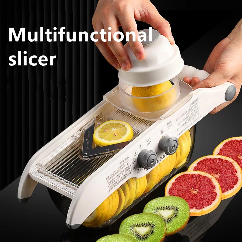 Household Kitchen Gadgets Vegetable Cutter Silk Cutter - 바구니, V 블레이드 과일 감자 쵸퍼