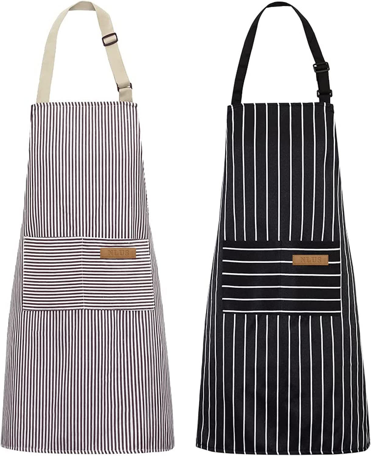 Kitchen Gadgets For Women - 검정색 흰색 줄무늬 주방 앞치마 남성