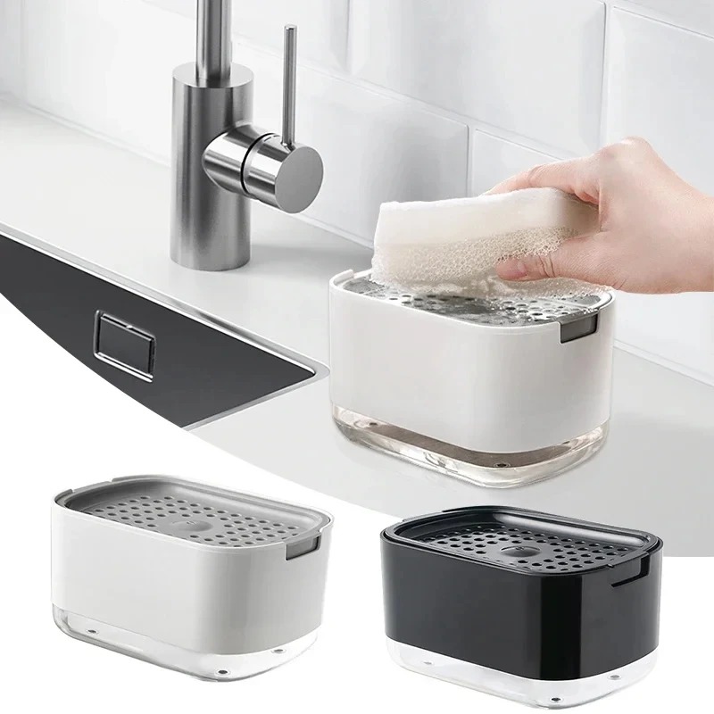 Kitchen Gadgets Gifts - 2In1 주방세제 디스펜서 액체 비누 펌프