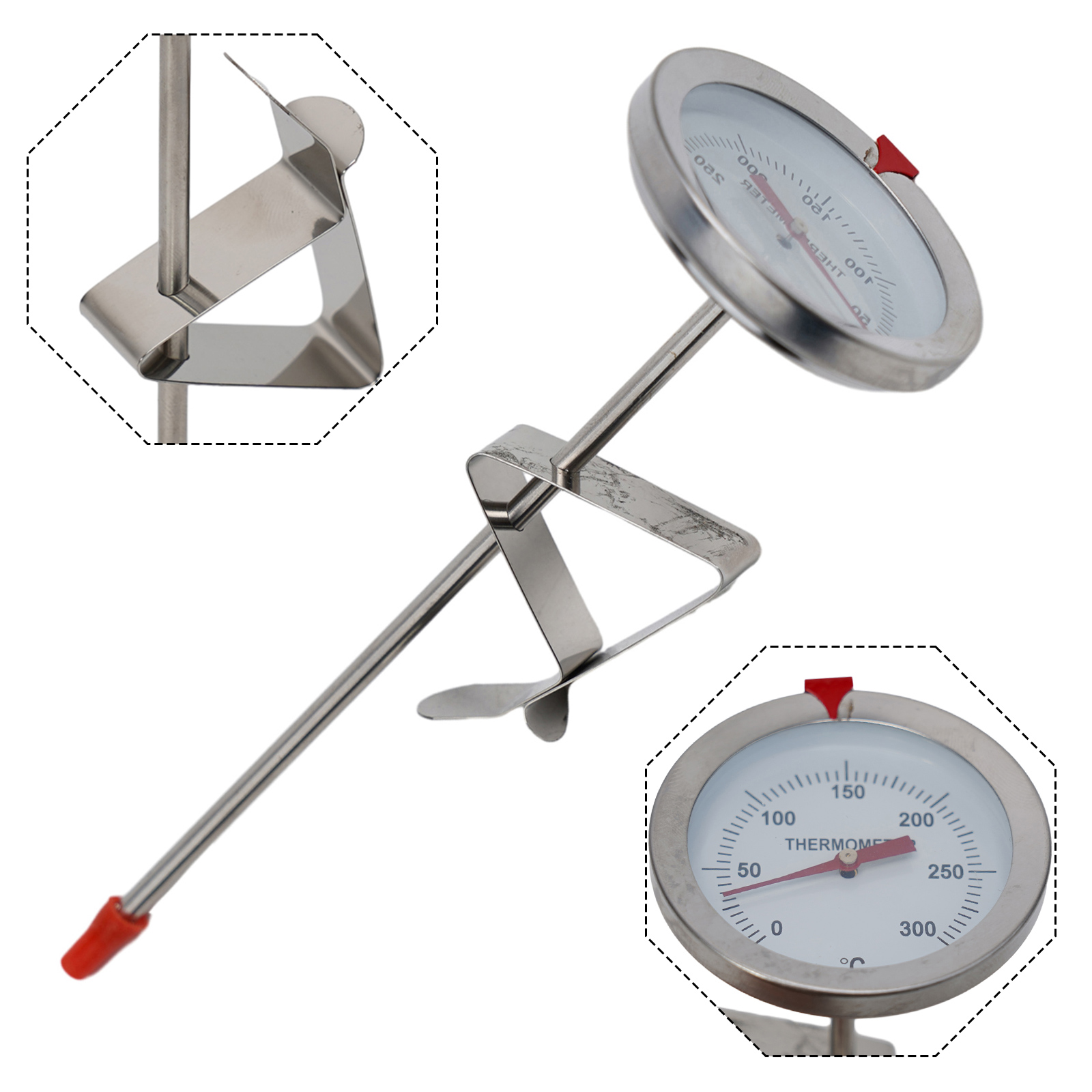 Kitchen Gadgets For Arthritic Hands - 스테인리스 스틸 프로브 온도계 주방 도구