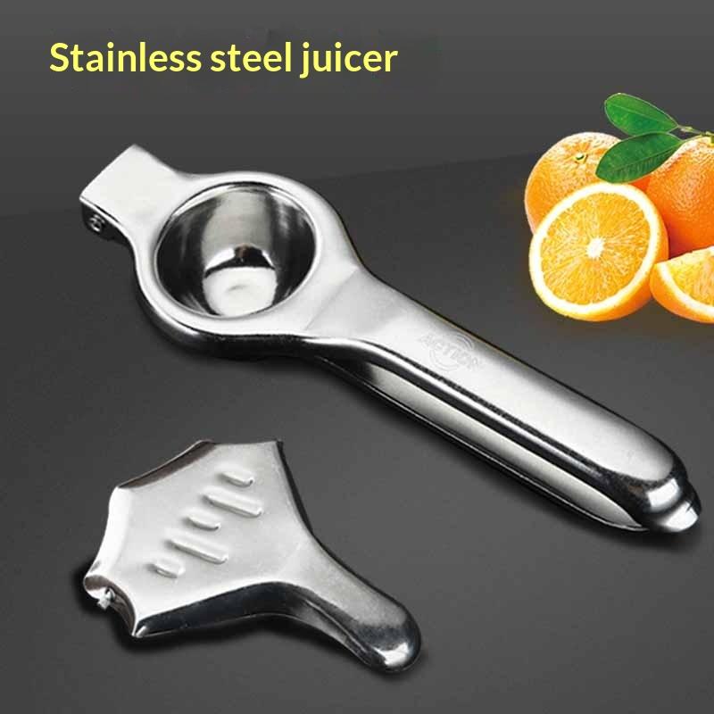 Kitchen Gadgets Juicer - 스테인리스 스틸 레몬 클립, 수동 감귤