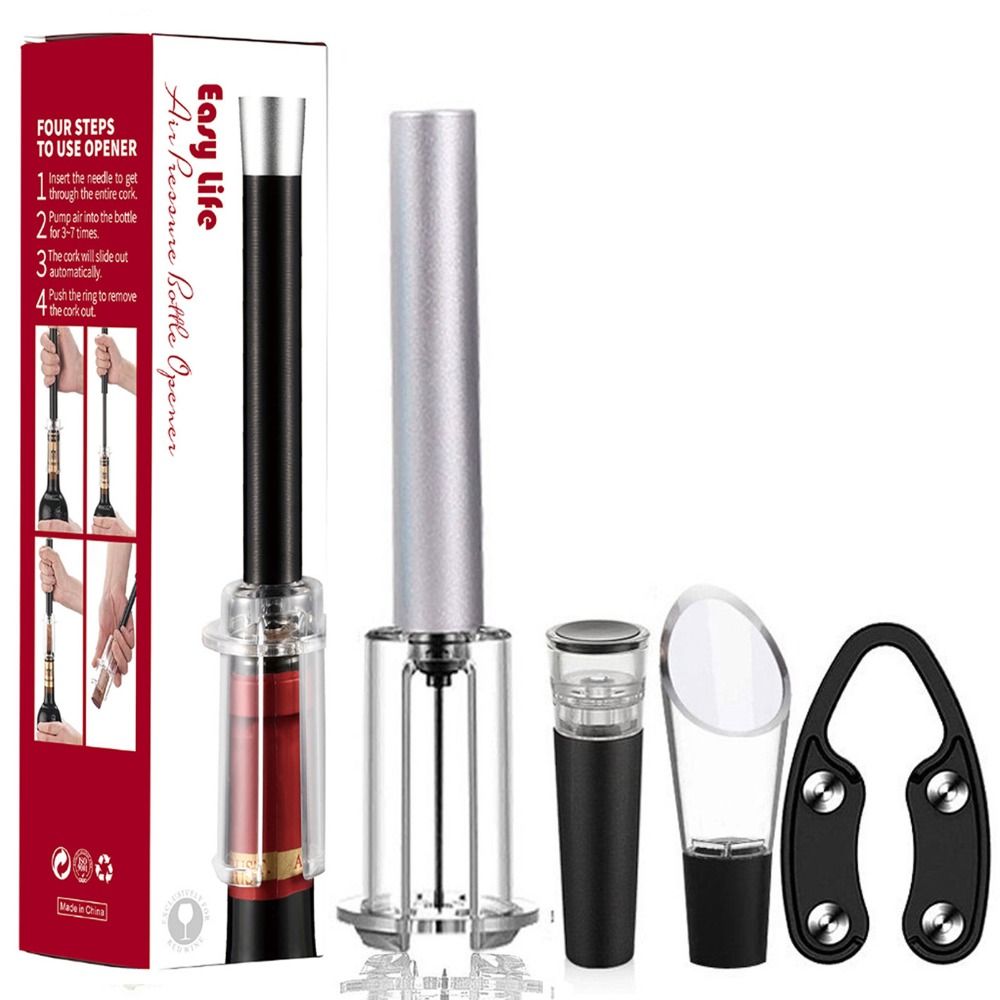 Kitchen Gadgets Oxo - 바 액세서리 와인 병따개 세트 알루미늄