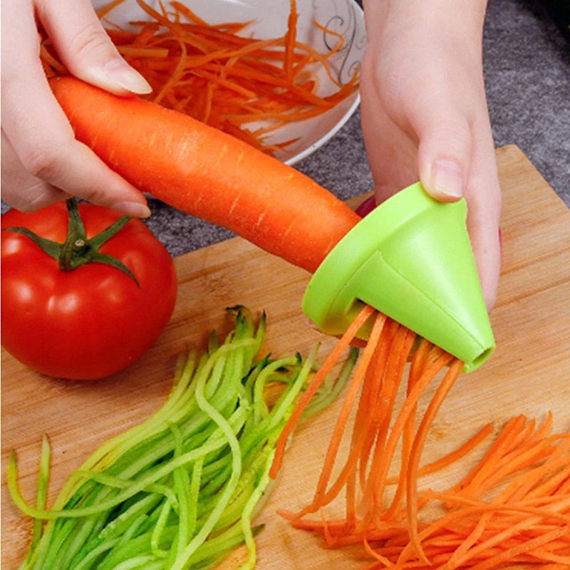 Household Kitchen Gadgets Vegetable Cutter Silk Cutter - 주방 도구 야채 과일 다기능 나선형