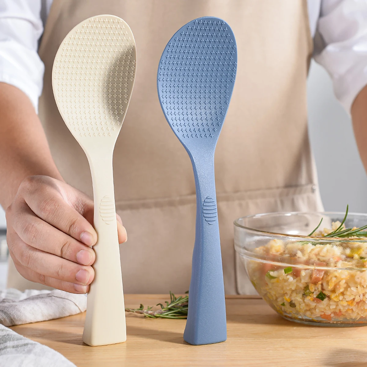 Kitchen Gadgets On Sale - 1PC 식품 학년 실리콘 쌀 숟가락