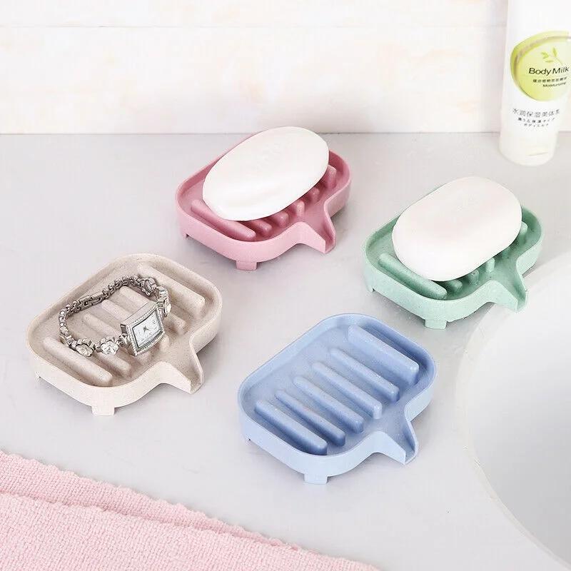 Kitchen Gadgets Gifts - 실용적인 실리콘 비누 받침대 욕실 자동