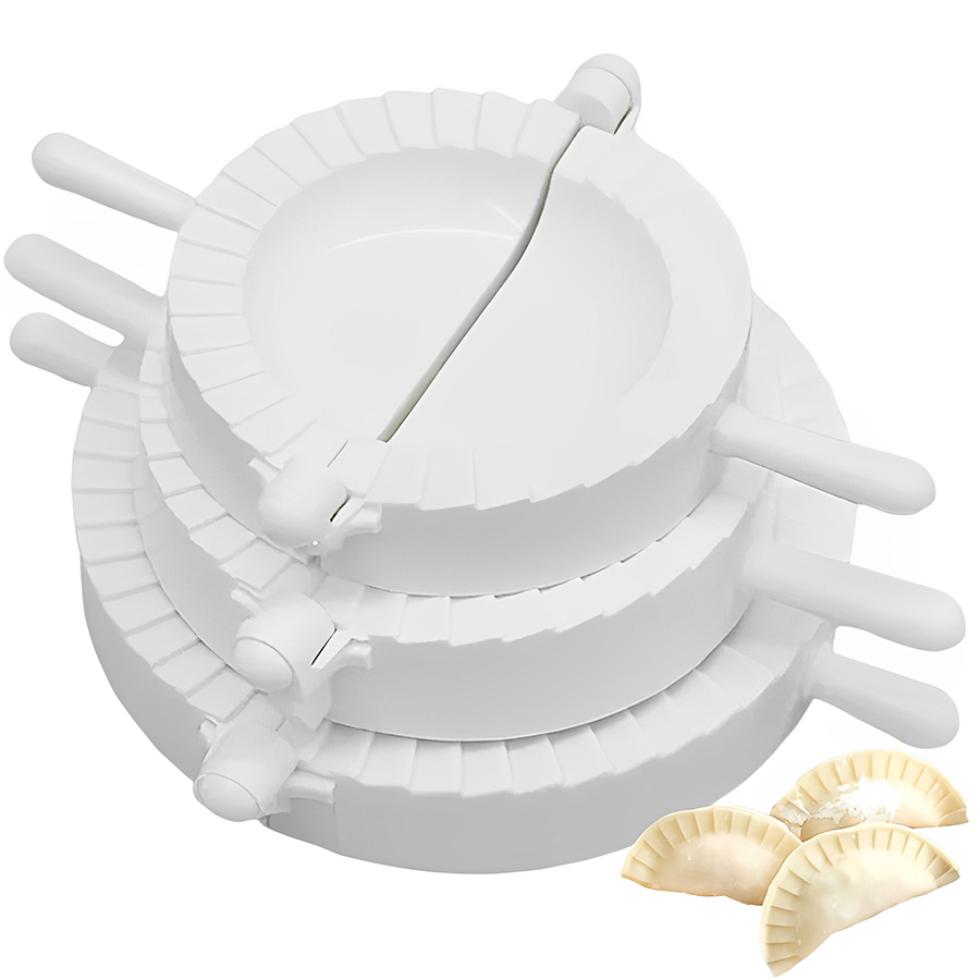 Kitchen Gadgets Set - 3 개/대 7-10cm 플라스틱 만두 제조기