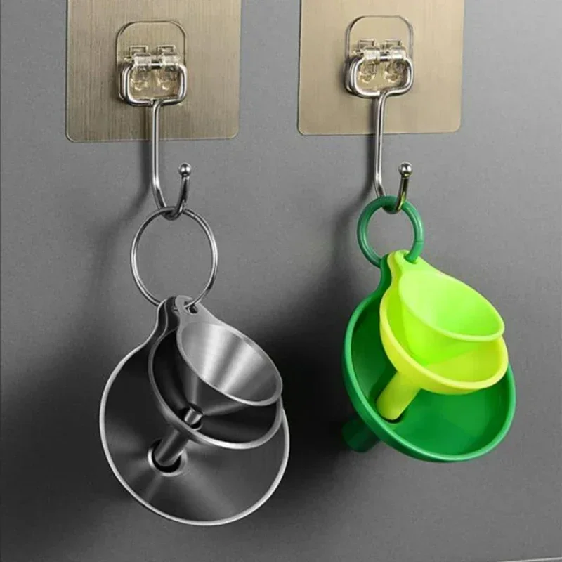 3/5 Pcs 스테인레스 스틸 주방 깔때기 세트 병을  - Kitchen Gadgets Small 리뷰 및 가격