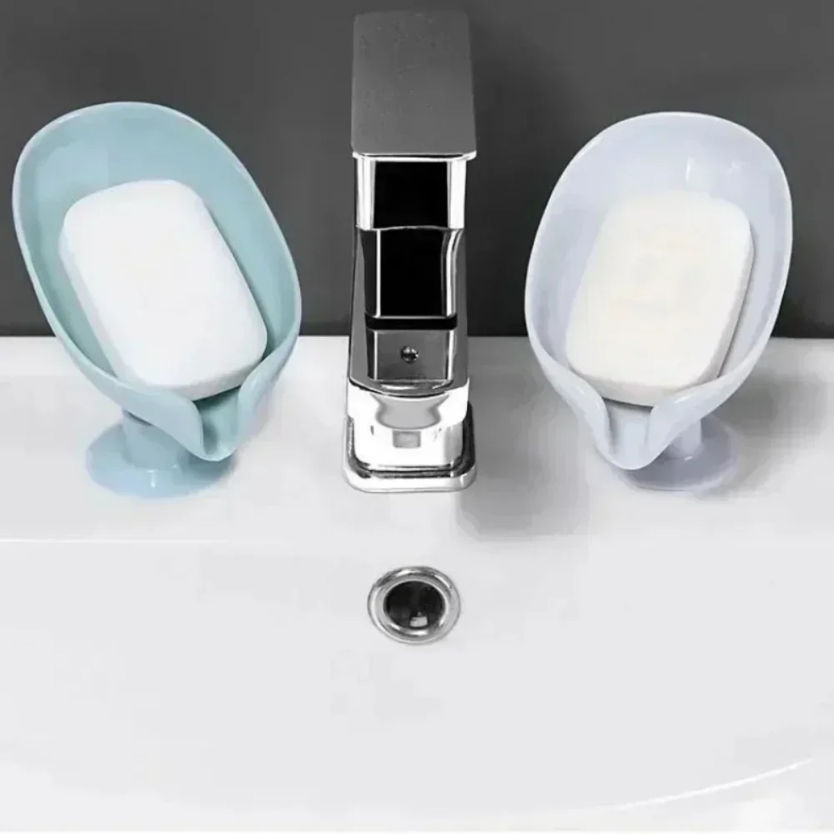배수형 비누 홀더 흡착 컵 트레이 건조대 잎 모양 비누 - Kitchen Gadgets Gifts 리뷰 및 가격