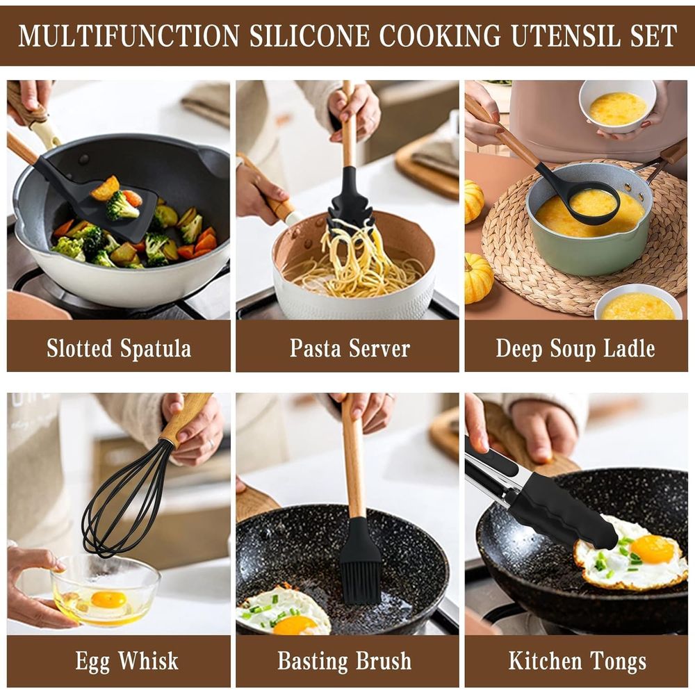 주방용품 세트 - 34종 실리콘 조리도구 세트(홀더 포 - Kitchen Gadgets Set 리뷰 및 가격