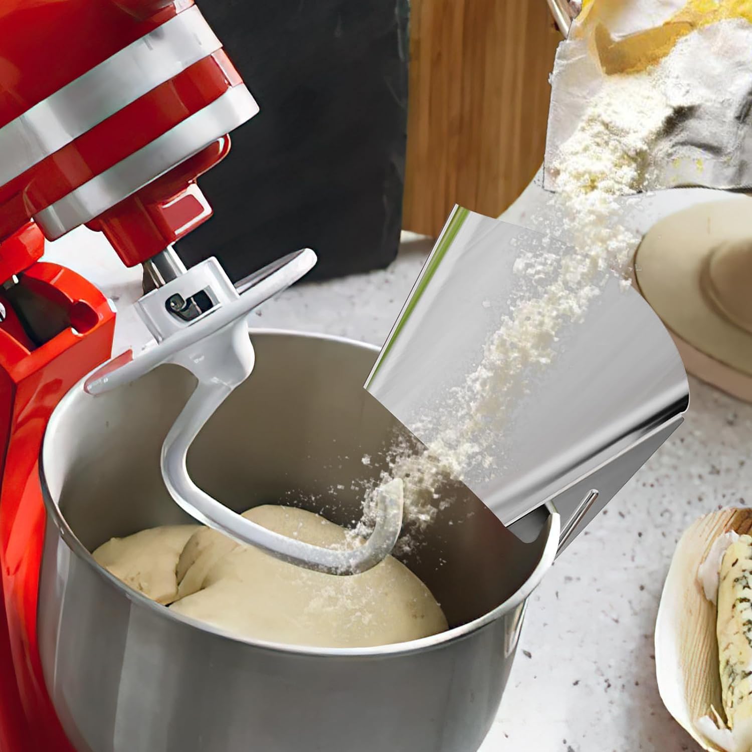 KitchenAid 스탠드 믹서용 푸어링 슈트 스테인레 - Kitchen Gadgets Small 리뷰 및 가격