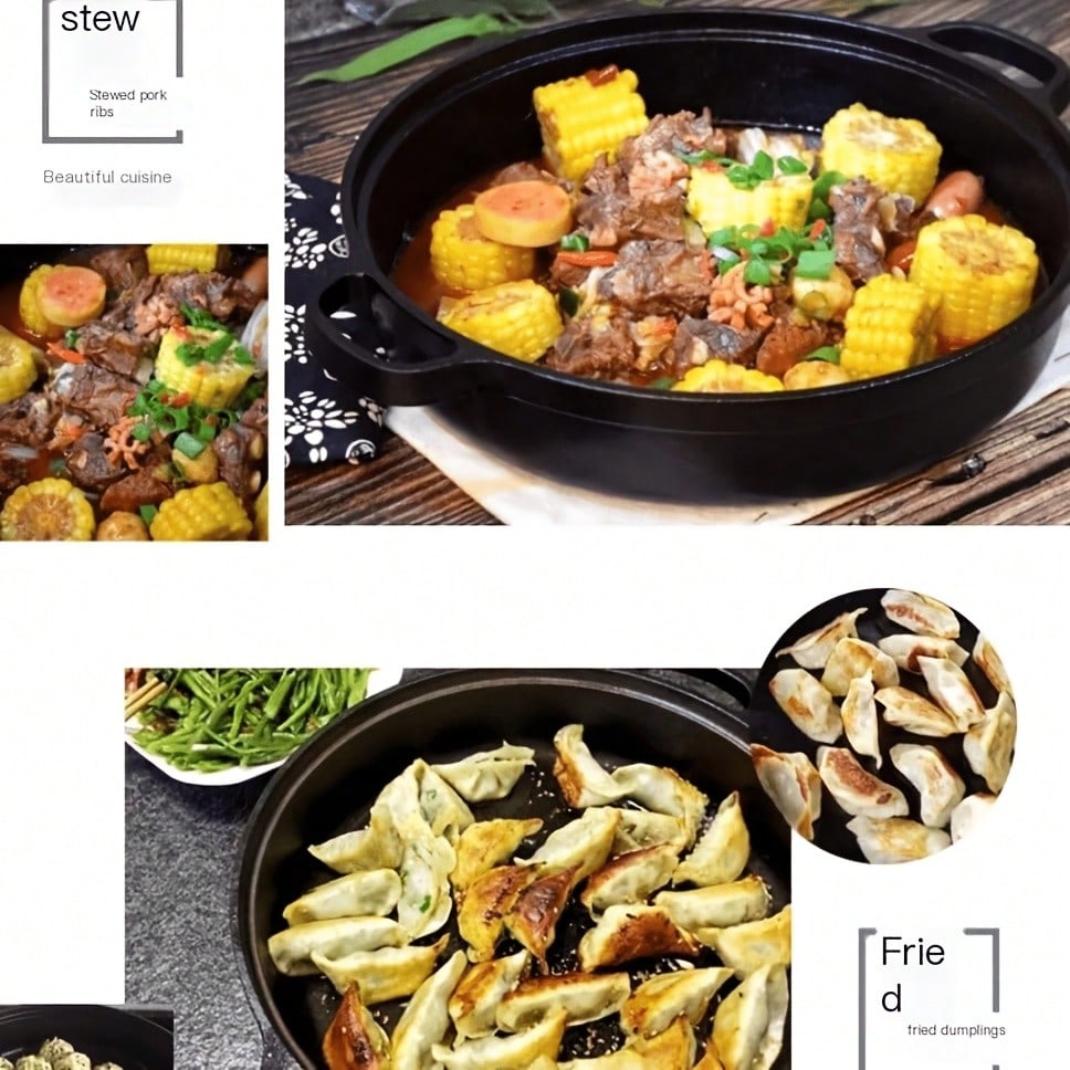 이중 손잡이가 있는 주철 프라이팬 세트, 주걱이 포함된 - Cast Iron Skillet 리뷰 및 가격