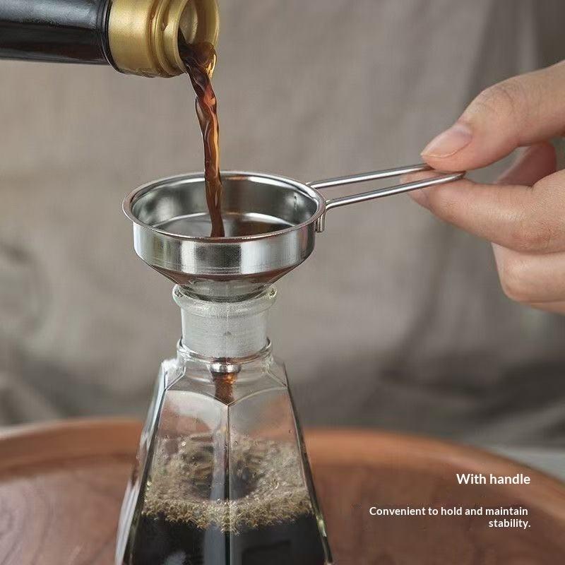 SUSU 1PCS 손잡이가 있는 스테인레스 스틸 깔때기 - Kitchen Gadgets Small 리뷰 및 가격