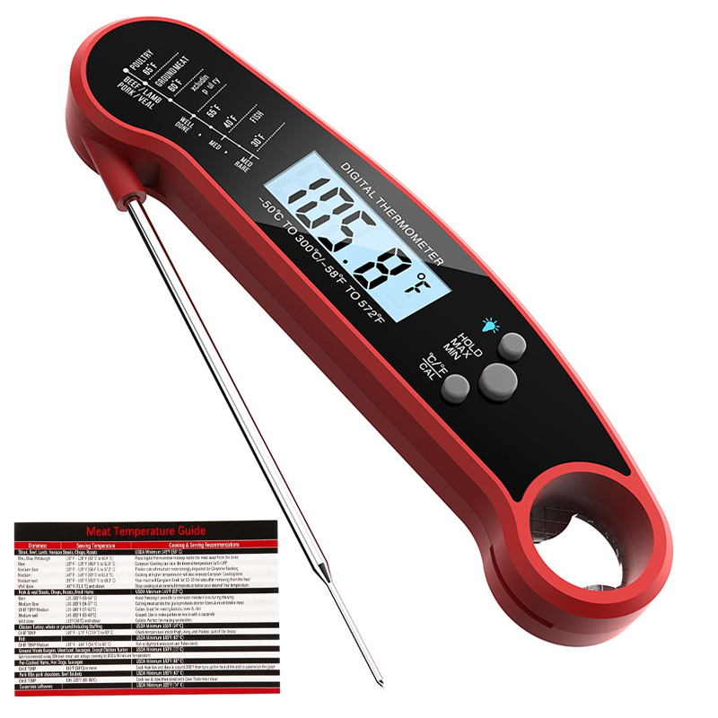 디지털 고기 온도계 그릴 요리용 백라이트가 있는 고정밀 - Kitchen Gadgets For Arthritic Hands 리뷰 및 가격