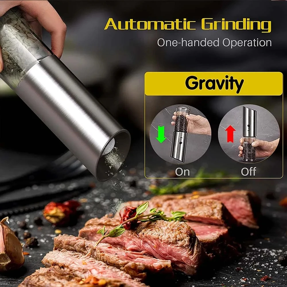 ZaiXiao 전기 소금과 후추 분쇄기 USB 충전식  - Kitchen Gadgets Small 리뷰 및 가격