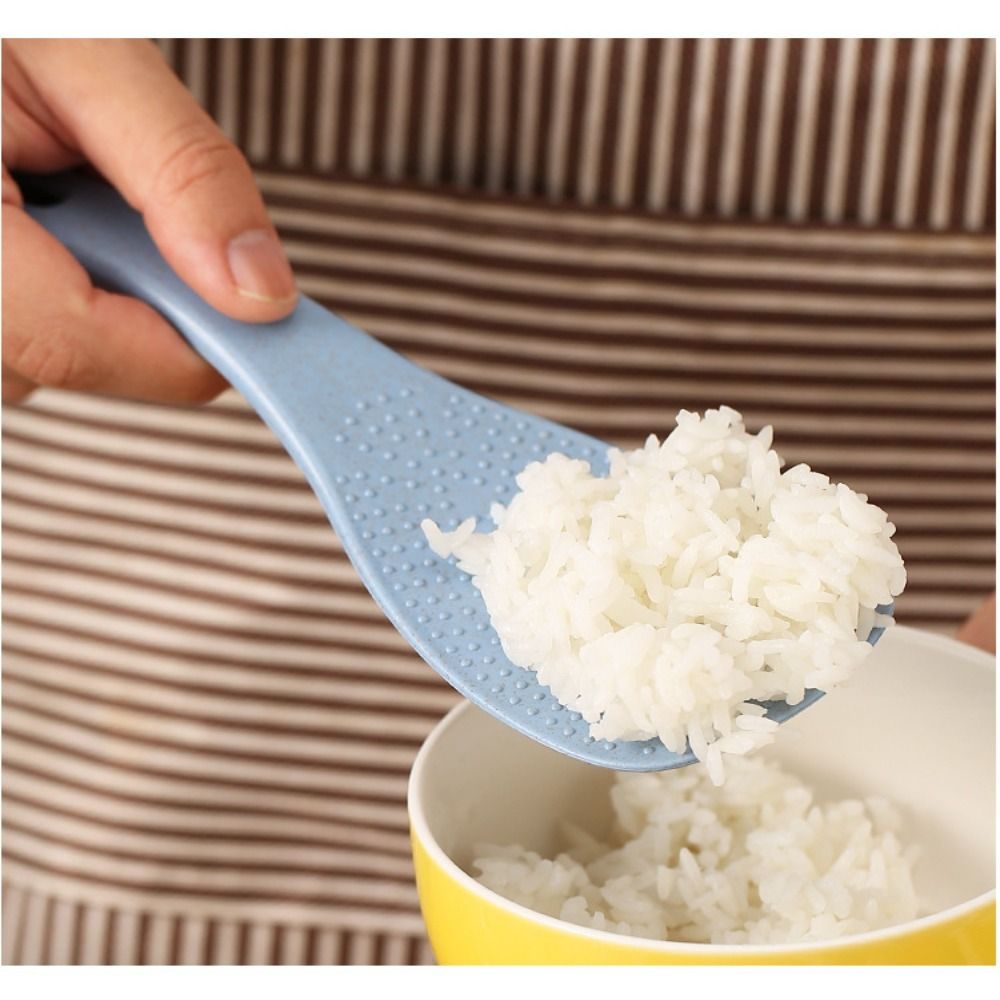 플라스틱 밀 빨대 쌀 숟가락 액세서리, 베이지 핑크 블 - Kitchen Gadgets On Sale 리뷰 및 가격