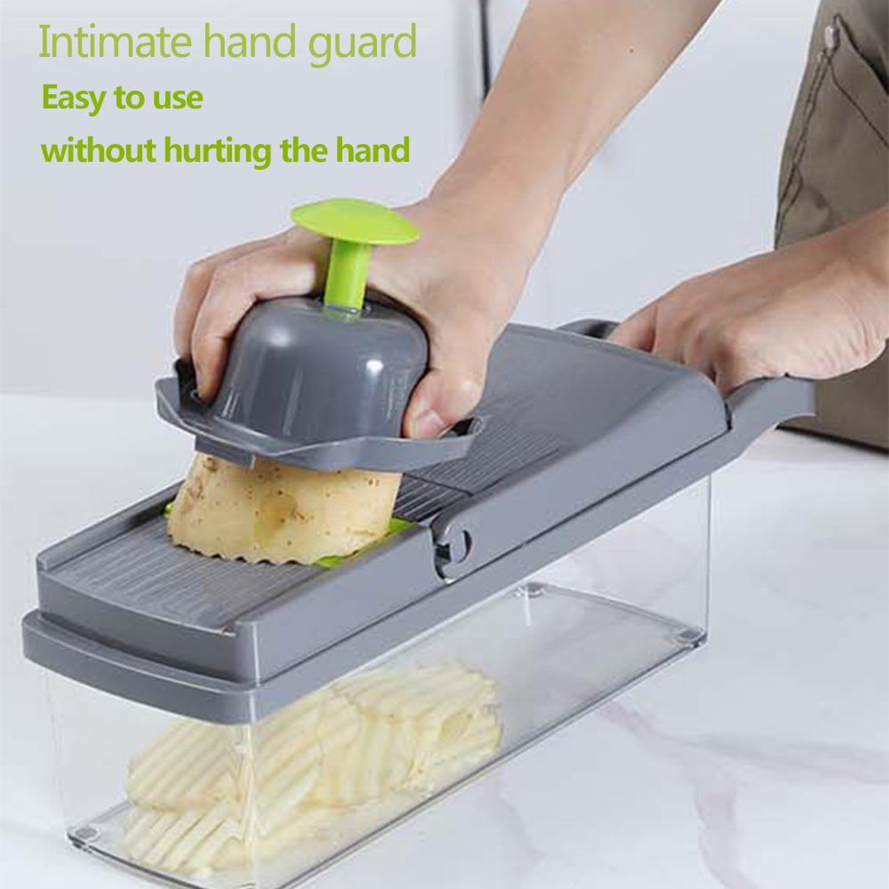 야채 커터 다기능 슬라이서 과일 감자 껍질 벗기는 도구 - Household Kitchen Gadgets Vegetable Cutter Silk Cutter 리뷰 및 가격
