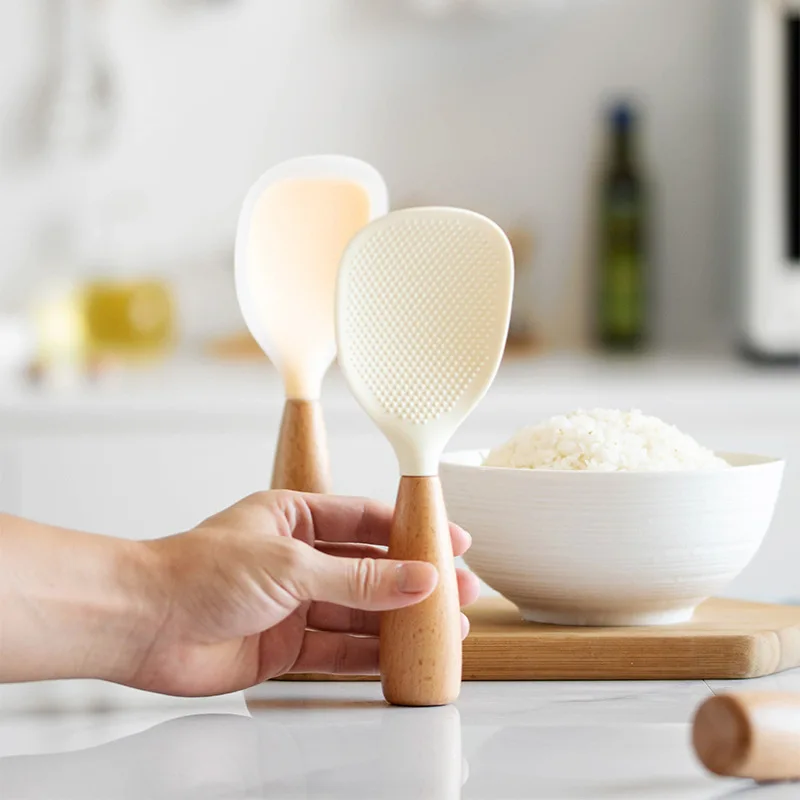 교수형 실리콘 쌀 숟가락 주방 국자 비 스틱 냄비 전기 - Kitchen Gadgets On Sale 리뷰 및 가격
