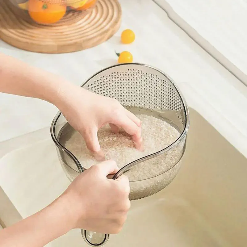 손잡이가 달린 주방 세척 도구, 쌀 세척 필터, 쌀 세 - Kitchen Gadgets Gifts 리뷰 및 가격