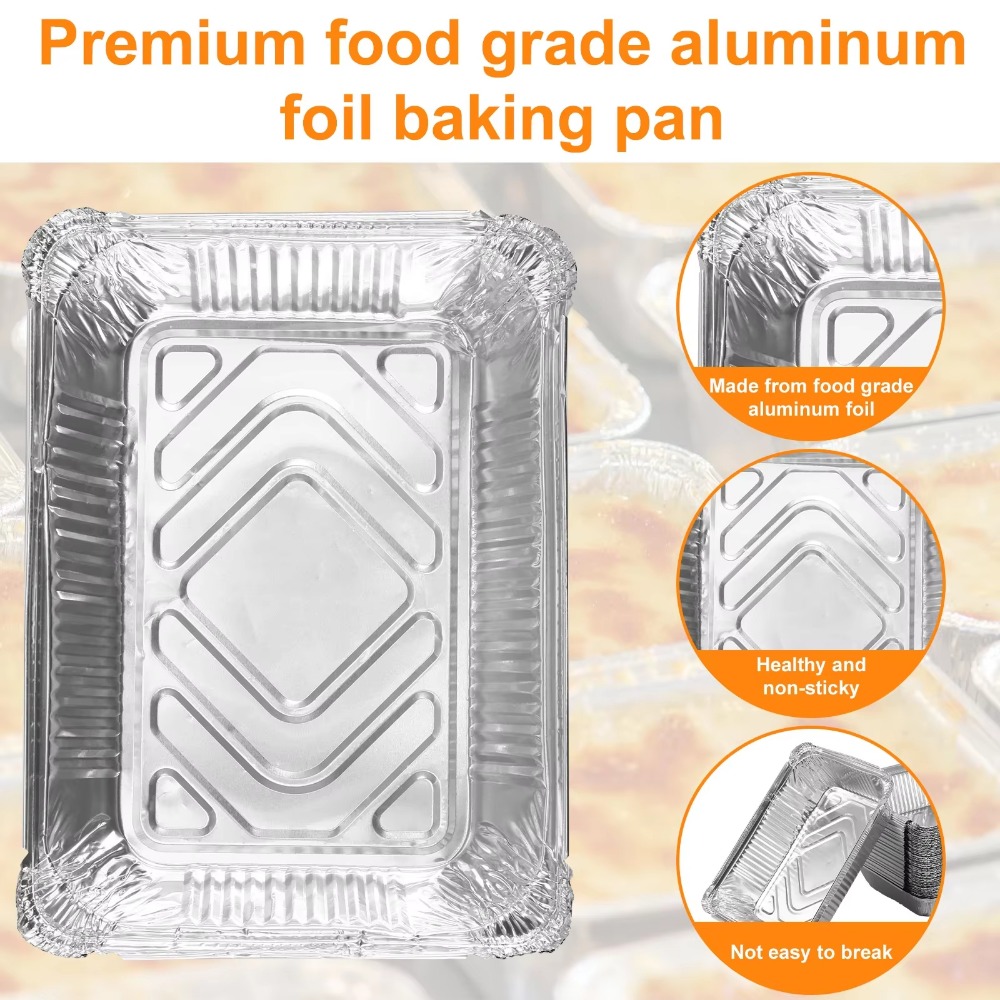 10PCS 뚜껑이있는 새로운 알루미늄 호일 트레이 사각 - Kitchen Gadgets For Arthritic Hands 리뷰 및 가격