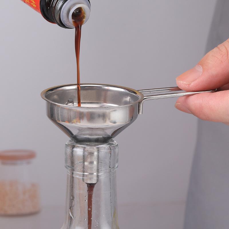 손잡이가 있는 스테인레스 스틸 깔때기, 병, 주류, 와 - Kitchen Gadgets Small 리뷰 및 가격