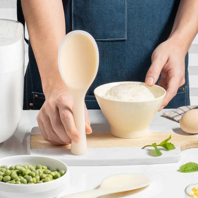 1Pcs 실리콘 스푼 비 스틱 요리 스푼 Anti-sc - Kitchen Gadgets On Sale 리뷰 및 가격