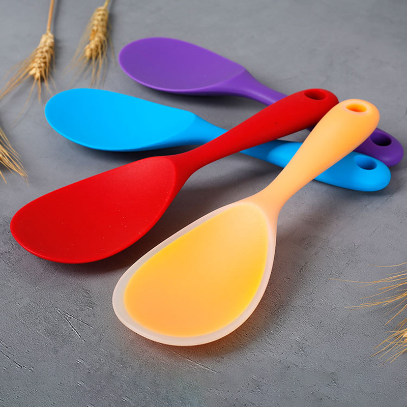 1Pcs 실리콘 스푼 비 스틱 요리 스푼 Anti-sc - Kitchen Gadgets On Sale 리뷰 및 가격