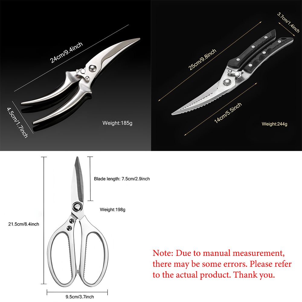 1PC, 다기능 주방 가위 닭 뼈 가위 미끄럼 방지 손 - Kitchen Gadgets For Arthritic Hands 리뷰 및 가격