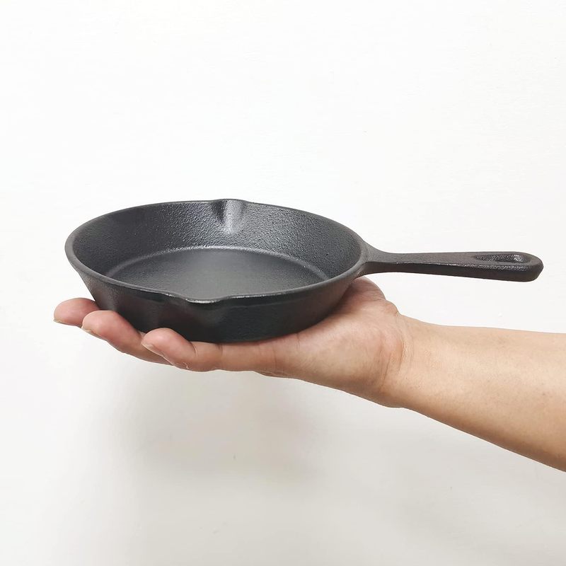 6인치 주철 프라이팬, 물빠짐 방지 기능이 있는 프라이 - Cast Iron Skillet 리뷰 및 가격