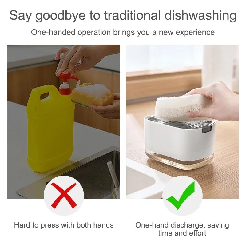 2In1 주방세제 디스펜서 액체 비누 펌프 디스펜서 비 - Kitchen Gadgets Gifts 리뷰 및 가격