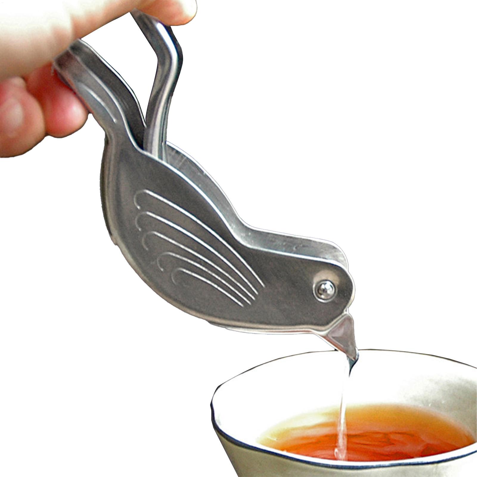 실버 새 모양 레몬 착즙기 스테인리스 스틸 수동 감귤류 - Kitchen Gadgets Juicer 리뷰 및 가격