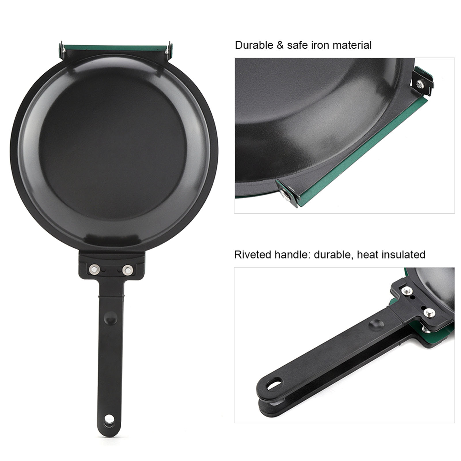 양면 티타늄 강철 코팅 프라이팬 팬케이크 메이커 가정용 - Cast Iron Skillet 리뷰 및 가격