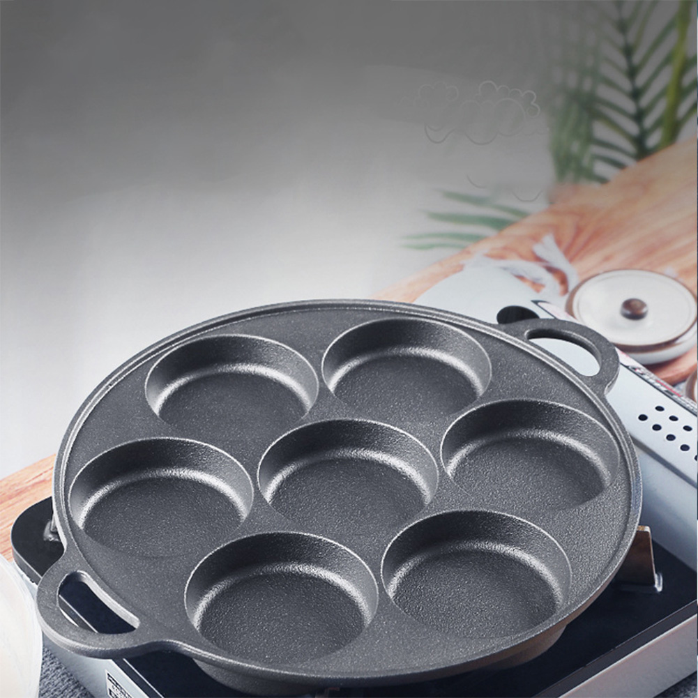 7구 프라이팬 주철 논스틱 주방용 햄팬 계란팬 버거몰드 - Cast Iron Skillet 리뷰 및 가격