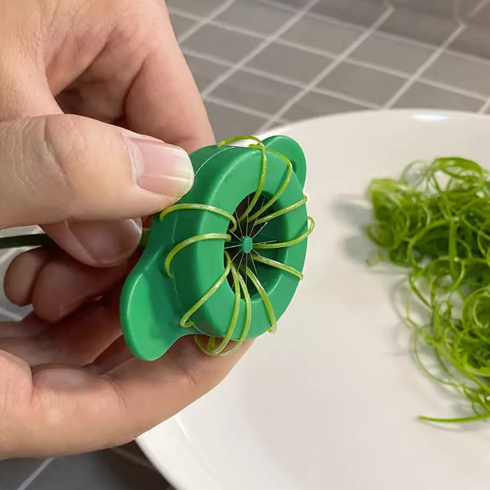 미니 양파 꽃 커터, 파쇄된 녹색 양파 파쇄기 슬라이서 - Household Kitchen Gadgets Vegetable Cutter Silk Cutter 리뷰 및 가격