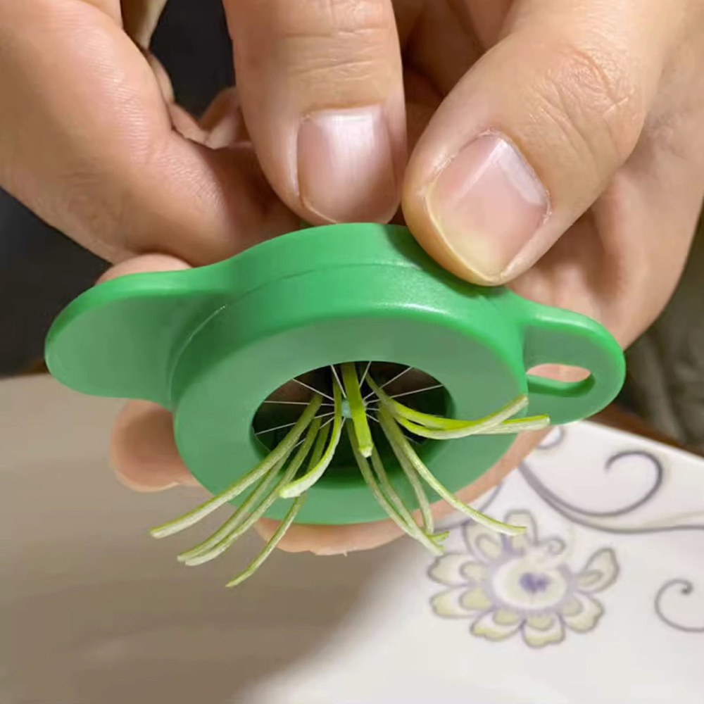 미니 양파 꽃 커터, 파쇄된 녹색 양파 파쇄기 슬라이서 - Household Kitchen Gadgets Vegetable Cutter Silk Cutter 리뷰 및 가격