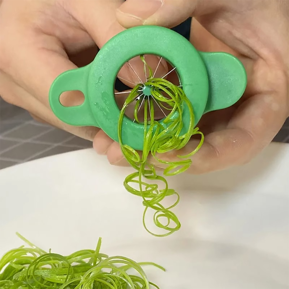 미니 양파 꽃 커터, 파쇄된 녹색 양파 파쇄기 슬라이서 - Household Kitchen Gadgets Vegetable Cutter Silk Cutter 리뷰 및 가격