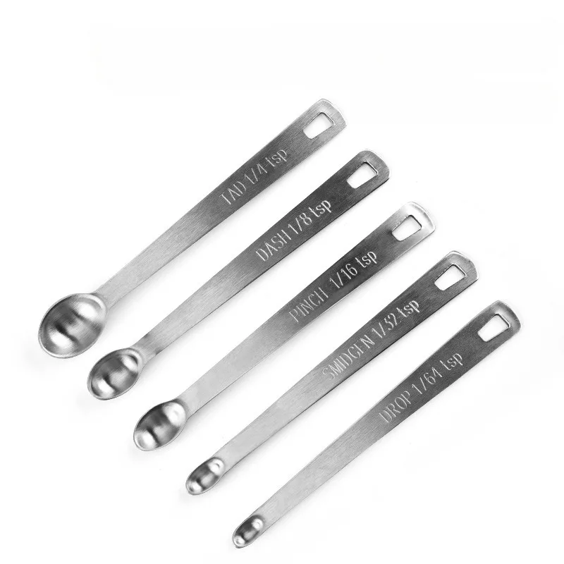 새로운 5개 세트 미니 계량 스푼 세트 스테인리스 스틸 - Kitchen Gadgets Set 리뷰 및 가격