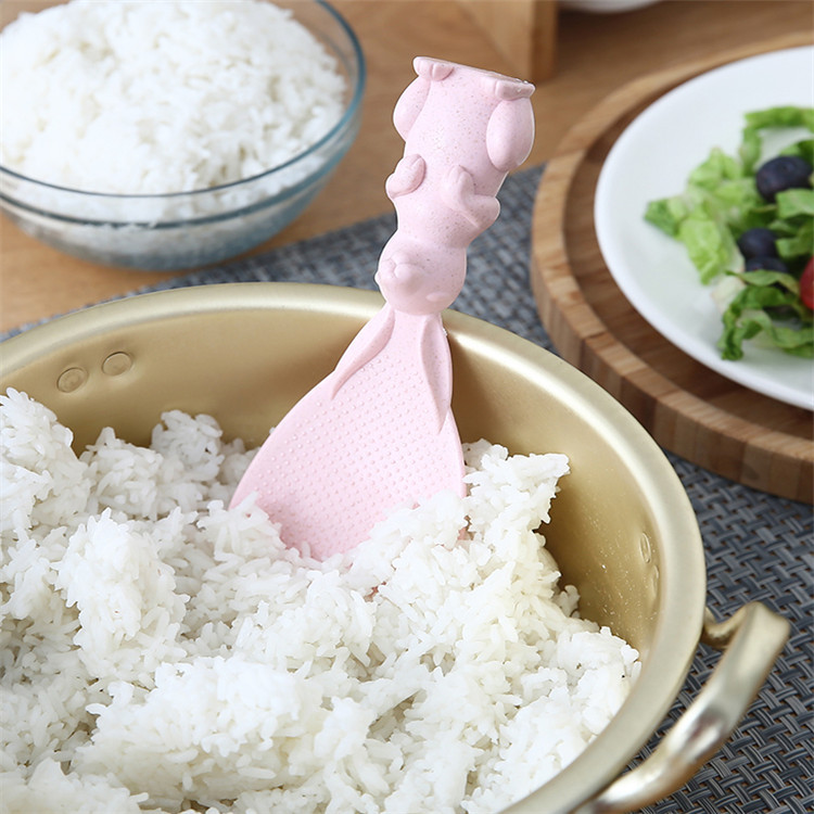 짚토끼 스푼, 자세를 잡고 있는 토끼 모양 밥주걱, 밥 - Kitchen Gadgets On Sale 리뷰 및 가격