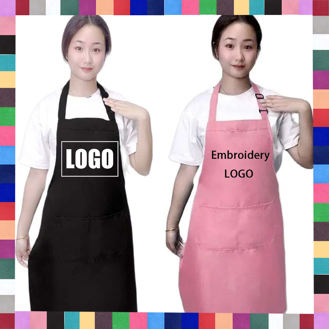 18 색상 여성용 맞춤형 로고 앞치마 남성용 요리사 작 - Kitchen Gadgets For Women 리뷰 및 가격