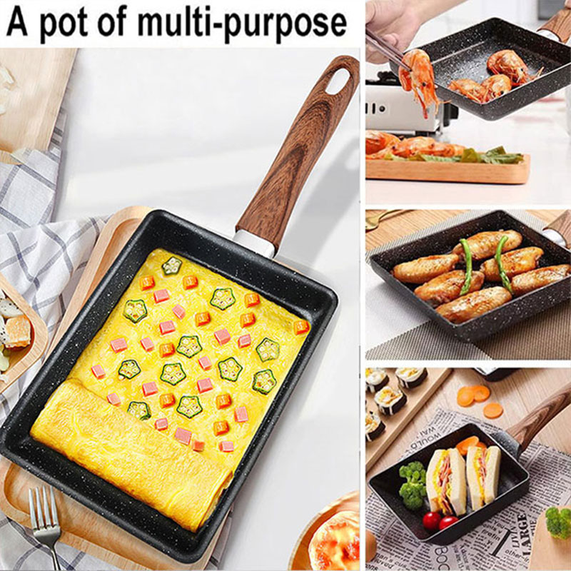 타마고야키 일본 오믈렛 팬 붙지 않는 계란 팬 프라이팬 - Cast Iron Skillet 리뷰 및 가격