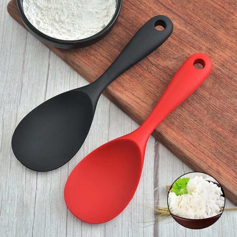 내열성 실리콘 쌀 숟가락 식품 등급 혼합 국자 비 스틱 - Kitchen Gadgets On Sale 리뷰 및 가격