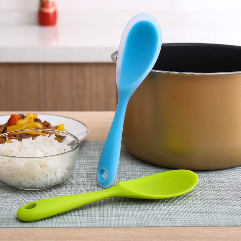 내열성 실리콘 쌀 숟가락 식품 등급 혼합 국자 비 스틱 - Kitchen Gadgets On Sale 리뷰 및 가격