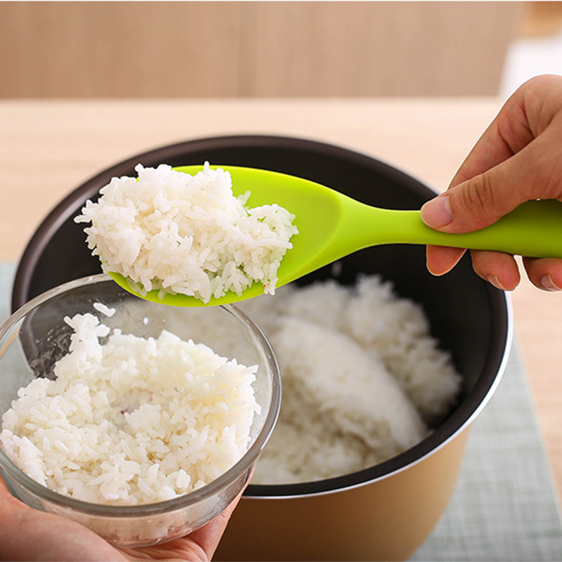 내열성 실리콘 쌀 숟가락 식품 등급 혼합 국자 비 스틱 - Kitchen Gadgets On Sale 리뷰 및 가격