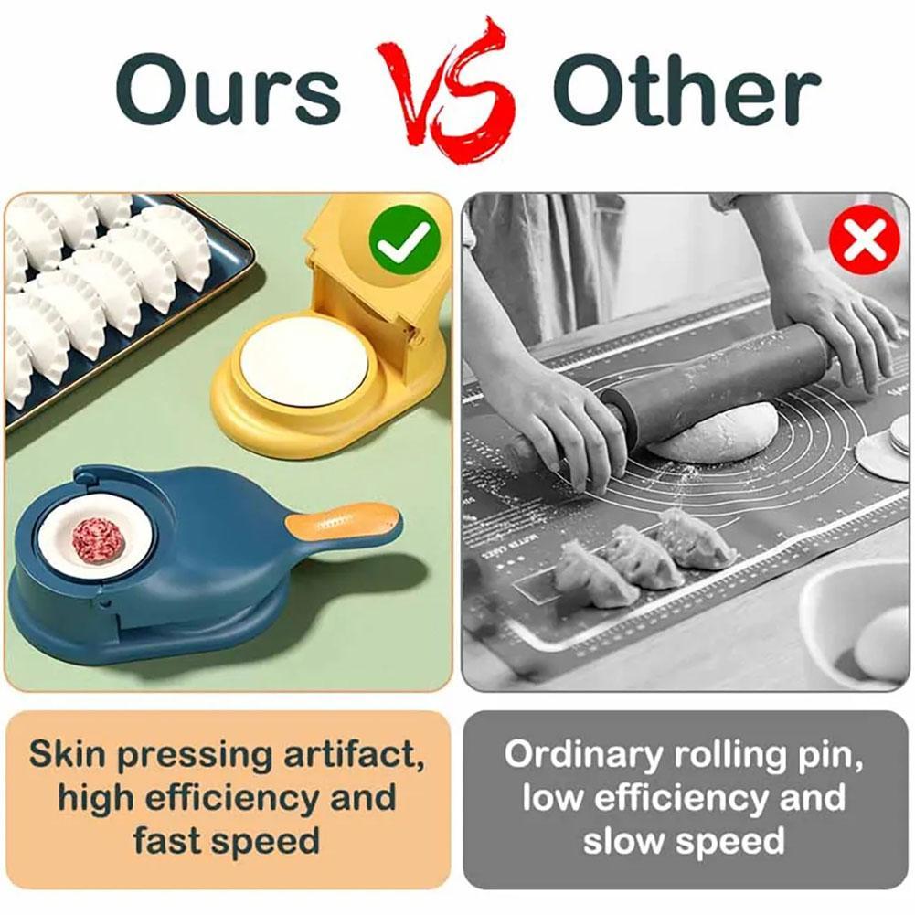 2 in 1 DIY 만두 메이커 키트 래퍼 프레서 반죽 - Kitchen Gadgets For Arthritic Hands 리뷰 및 가격