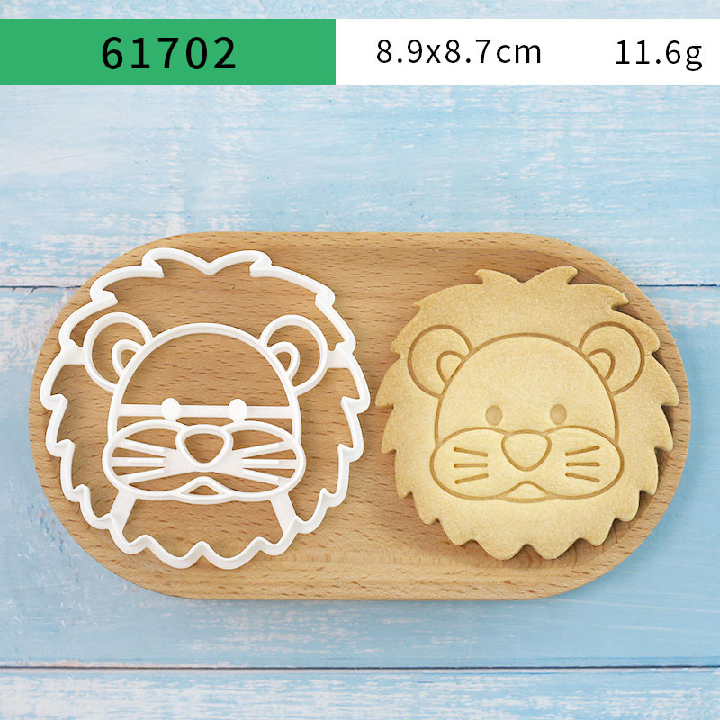4개 동물 쿠키 커터 세트 3D 귀여운 사자 호랑이 기 - Kitchen Gadgets Set 리뷰 및 가격