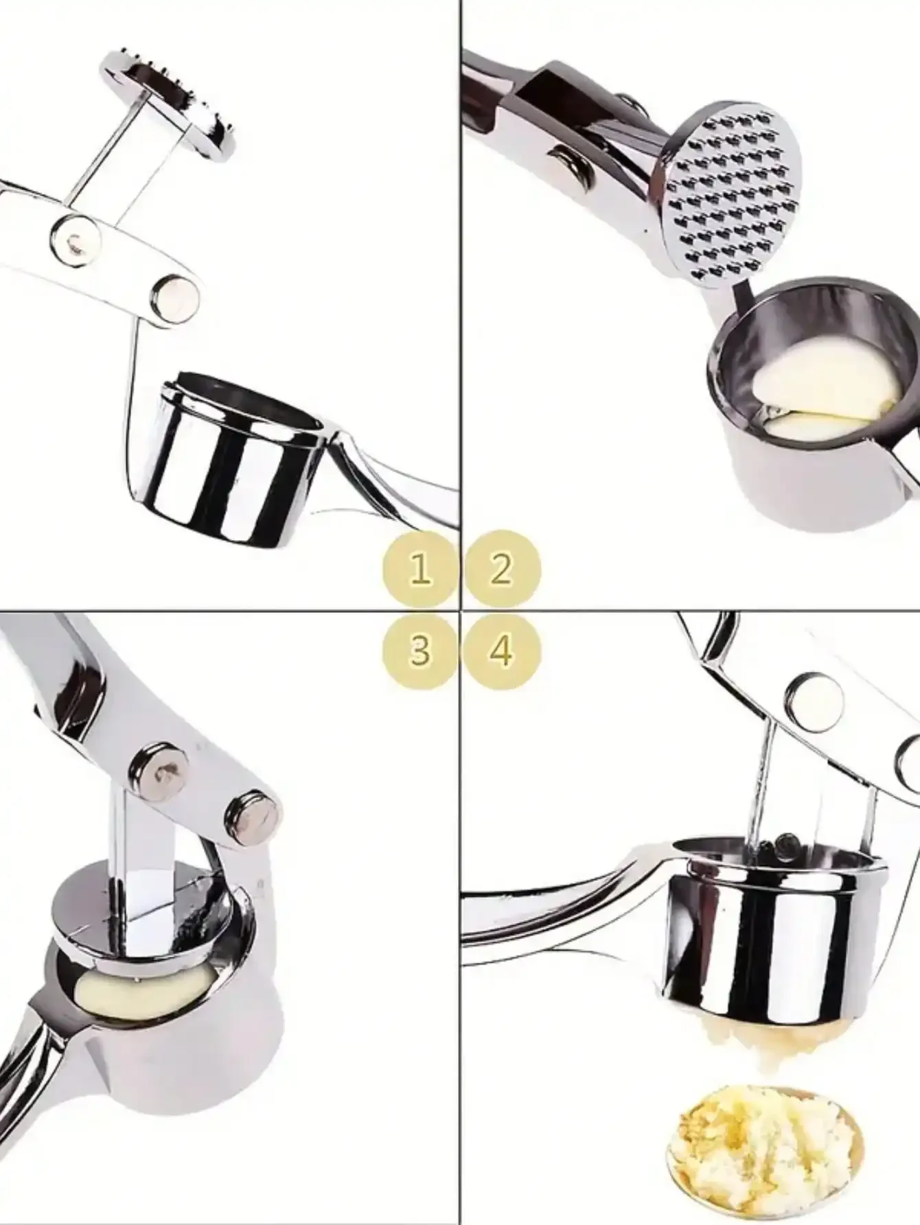 20261pc, 마늘 프레스, 세척 가능한 마늘 분쇄기 - Kitchen Gadgets Juicer 리뷰 및 가격