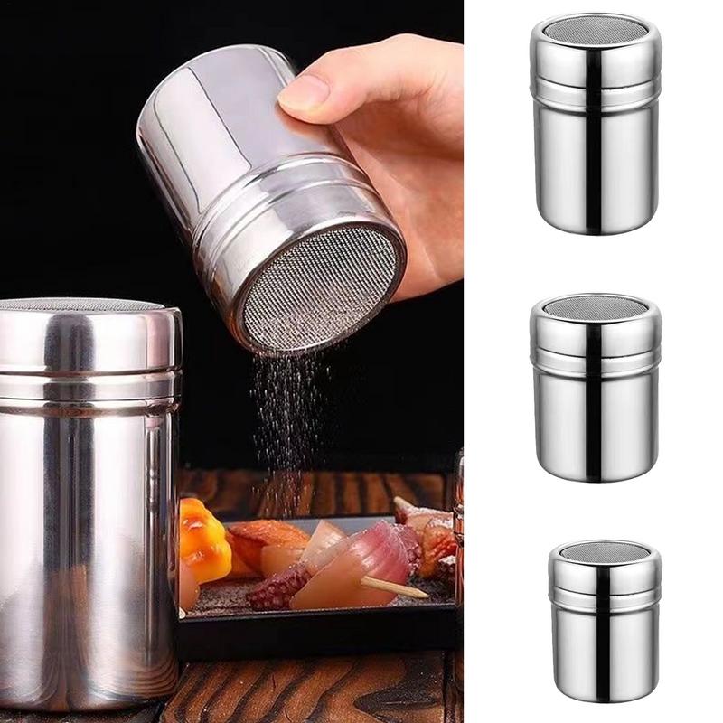 스테인리스강 분말 스프링클러 병, 밀가루 체 먼지털이  - Kitchen Gadgets For Arthritic Hands 리뷰 및 가격