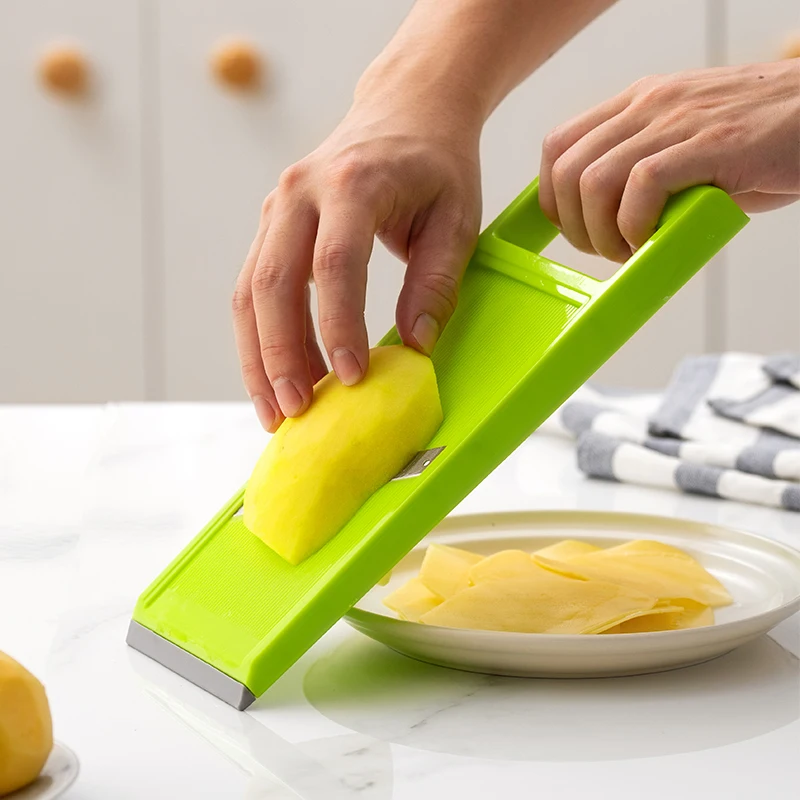 강철 블레이드가있는 다기능 야채 커터 만돌린 슬라이서  - Household Kitchen Gadgets Vegetable Cutter Silk Cutter 리뷰 및 가격