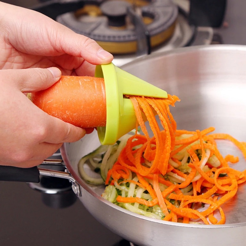 주방 도구 야채 과일 다기능 나선형 분쇄기, 수동 감자 - Household Kitchen Gadgets Vegetable Cutter Silk Cutter 리뷰 및 가격