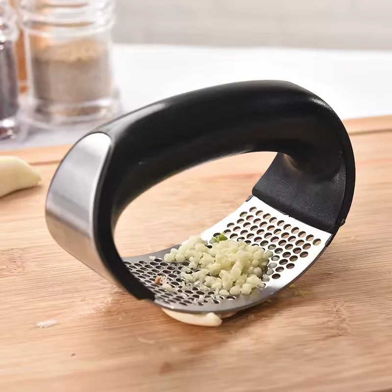 휴대용 프레스 마늘 분쇄기 스테인레스 스틸 마늘 다지기 - Kitchen Gadgets Oxo 리뷰 및 가격